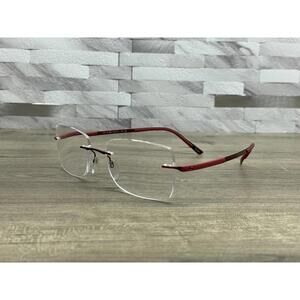 Silhouette Eyeglasses 4474 40 6057 Red 51[]19 140 Austria *Frames Only*
